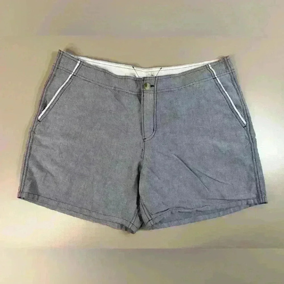 Columbia Pants - Columbia Solar Fade Plus Size Short Women’s Size 16 Grey Hiking Shorts
